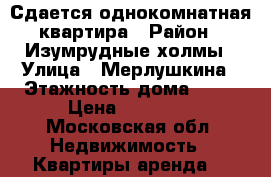 Сдается однокомнатная квартира › Район ­ Изумрудные холмы › Улица ­ Мерлушкина › Этажность дома ­ 24 › Цена ­ 25 000 - Московская обл. Недвижимость » Квартиры аренда   